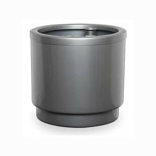 Ibergarden Maceta Autorriego Plateado Polipropileno 32 x 30,5 x 32 cm (4 Unidades)