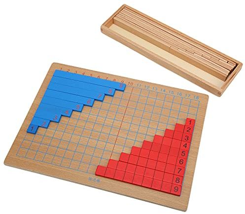 Bagima Numerisches Additions- und Subtraktionsbrett aus Holz, Mathematik-Spielzeug, Montessori-Mathe-Spielzeug, Material Kleinkinder, Kinder Im Kindesalter