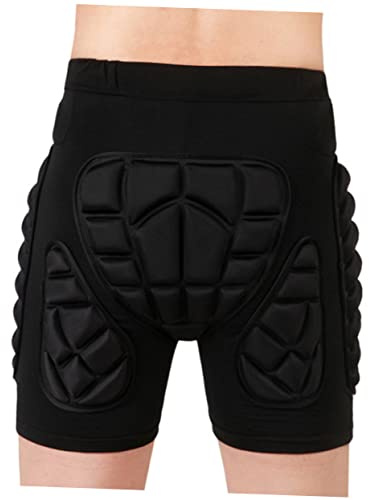 ABOOFAN Protector De Muslo Equipo De Bicicleta De Montaña Pantalones De Snowboard Pantalones Cortos para Niños Cortos 3D De Hockey De Skate