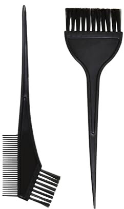 YANTAISIYU 2 Stück Haarfärbemittel Kamm Haarfärbe Bürste Pinsel Haare Färben zubehör Haarfärbepinsel Set