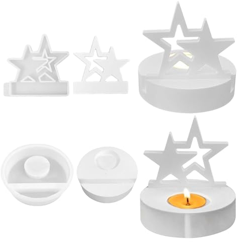 Silikonformen Gießformen Hase Kerzenhalter, Silikonformen Ostern, 3D Hasenform für Ostern, Ostern Hase Backform, Gips Ostern Hase Backform, Hase Silikon DIY Giessform für Kerze, Seife, Epoxidharz (A)