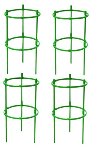 Supvox Rankgitter Kletterpflanzen Tomatenkäfig Gartenstäbe 8-lagiges Verstellbares Pflanzenstützgerüst 136cm Höhe Bruchfeste Verbindung Für Gemüse Und Blumen