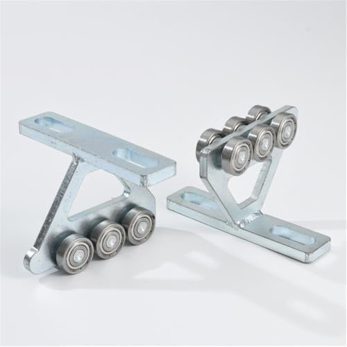 Carro de elevación de 6 ruedas con rodillos, montaje de carro de puntal para polipasto eléctrico, se adapta a canales de puntal de 1-5/8 pulgadas de ancho y más alto, alta resistencia y funcionamiento