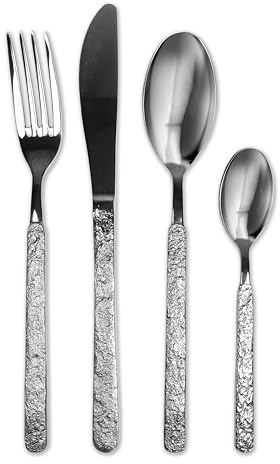 Ménagère 16 pièces - Collection Pépite (Argent)