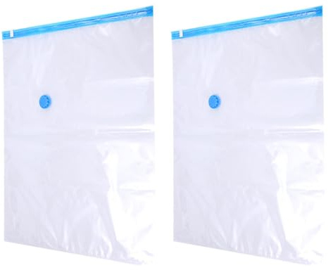 40x60cm Vacuum Storage Bags for Clothing, Pillows, and Blankets - Space-Saving Compression with Hand Pump