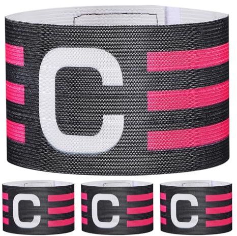 iplusmile 4 Piezas Bandas del Capitán Arm para el fútbol Brazalete para Entrenamiento de fútbol