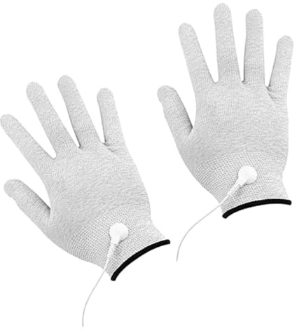 MOLUCKFU Conducteurs de Massage Électrique Professionnels Flexibles et Portables Compatibles avec Stimulateurs Musculaires Soins Mains et Corps