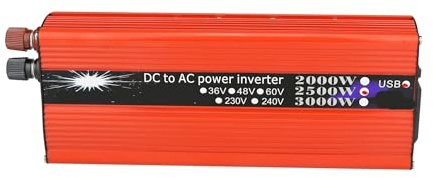 Invertitore di potere, Inverter for auto da 3000 W con convertitore di potenza solare fotovoltaica con inverter a onda sinusoidale USB(24-220)