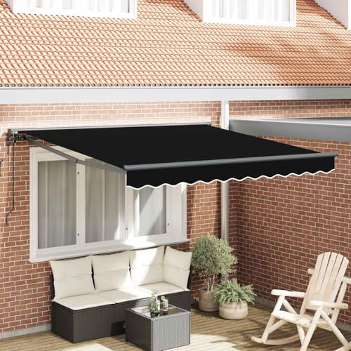 KKHOMEI Toldo Motorizado 3 x 2,5 m, Toldo Eléctrico con Manivela, Toldo Articulado Eléctrico con Mando a Distancia, Toldos Exterior Terraza 3 x 2,5 m