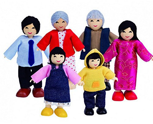 Hape E3502 Puppenfamilie, asiatisch