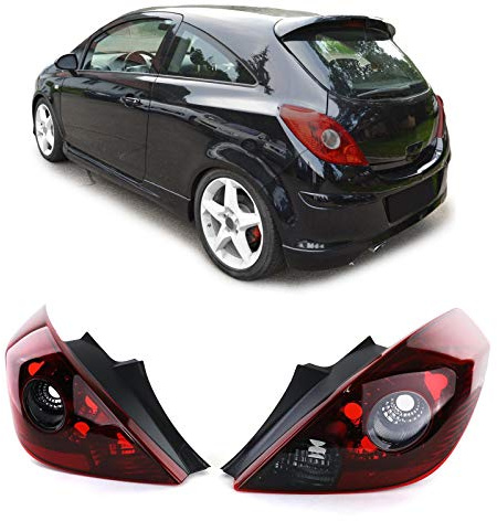 Rückleuchten Set OPC Smoke für Opel Corsa D 3 Türer 2006-2014