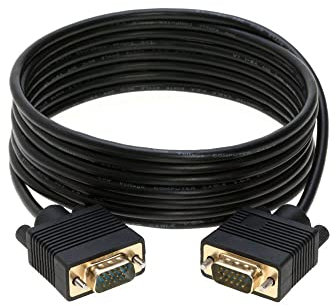 Cables Direct Online 100FT SVGA Monitor Cable - Male to Male VGA to VGA 1080P for PC, Projector, Laptop, TV