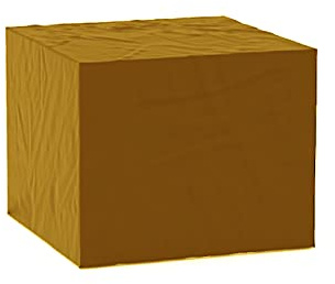 GREEN CLUB Housse De Protection pour Fauteuil de Jardin Haute Qualité Polyester L 90 x l 80 x h 60 cm Couleur Beige