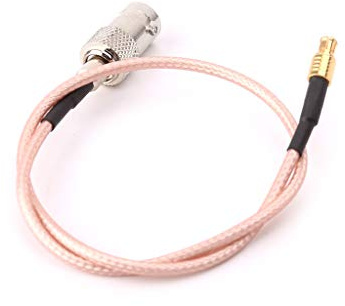 fivekim Bnc femmina a Mcx maschio Rg316 cavo cavo coassiale 30 centimetri Rf cavi connettori e terminali oro rosa & argento & oro