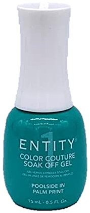Entity One Color Couture Soak Off Gel Polish - Poolside In Palm Print - 0.5oz / 15ml