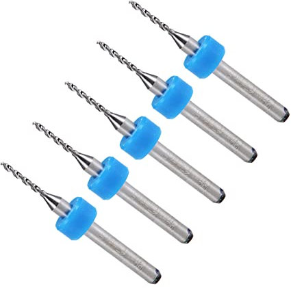 QUARKZMAN 1.2mm PCB Taladro Brocas x 5uds Tungsteno Carburo para Perforación y Mecanizado Piezas