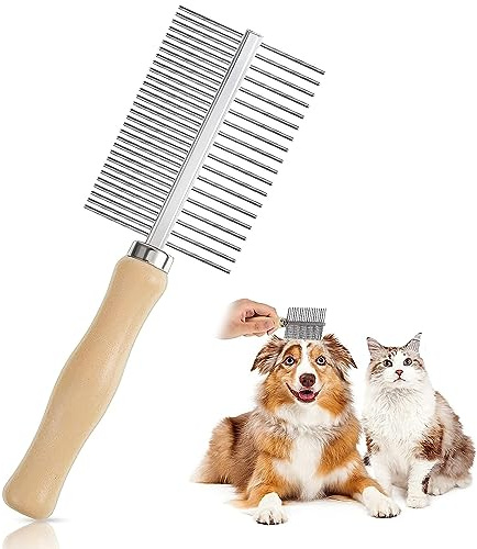 Peigne pour chien et chat pour poils moyens à longs