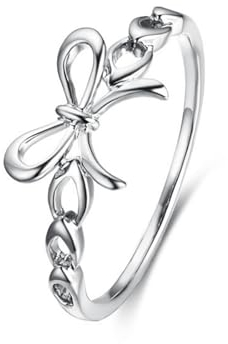 Wycian Eheringe Frauen, Ehering Platin 9 Karat Weißgold 9K Knoten Größe 63 (20.1) Npassbar Für Hochzeit Promise Ring Mann