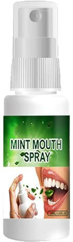 Spray Buccal per l'alito,Cura Buccal Menta,Spray Buccal Haleine Fraiche,Spray per la cura orale, Spray per la cura orale, Spray per la cura orale, Spray per la bocca,30 ml,Menta