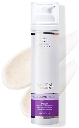 REVOUS - Cremiges Gesichtspeeling mit Kollagen, Kiefernharz, Betanin – Face Scrub Exfoliate Peeling - Schützt vor Freien Radikalen - Vitamine E, C,F - Entfernt Abgestorbene Hautzellen - 100 ml