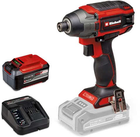 Einhell Professional Akku-Schlagschrauber TP-CI 18/220 Li BL + 5,2 Ah Akku | PXC | 18 V | 220 Nm | Brushless | Innensechskantaufnahme | Drehzahlregulierung | 5,2 Ah Akku & Ladegerät