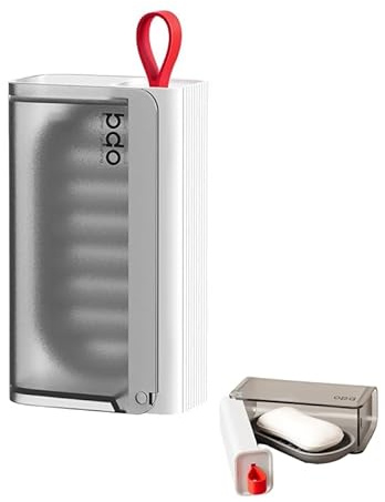 Portatile Portasapone da Viaggio,Portasapone Doccia Portatile Perfetto,Portasaponetta Scatola per Sapone Sigillata,Impermeabile E Antigoccia per Bagno,Viaggi