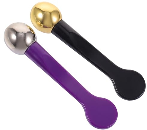 Veemoon 2stücke Augencreme-massage-tool aus Augencreme-applikator mit Kugeldesign Praktischer Augenpflege-applikator für Professionelle Anwendung und Täglichen Gebrauch