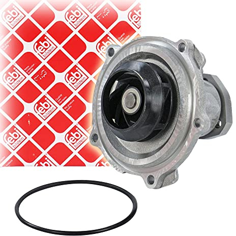 febi bilstein 09757 Wasserpumpe mit Dichtring, 1 Stück | Kompatibel mit: AUDI A4 B5, A4 B5 Avant, A6 C5, A6 C5 Avant, SEAT AROSA, SKODA FELICIA I, VW CADDY II Pick-up, PASSAT B5
