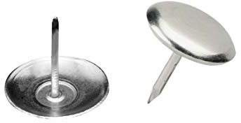Metafranc Möbelgleiter Durchmesser 20 mm - Metall - mit Nagel - 8 Stück - für ein Leichtes Verschieben Ihrer Möbel/ Möbelgleiter-Set für Unempfindliche Böden/ Stuhlgleiter/ Bodengleiter/ 644506