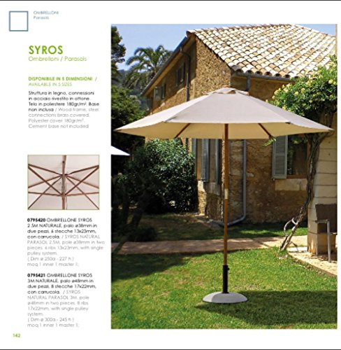 Bizzotto OMBRELLONE SYROS 3X4 Naturale