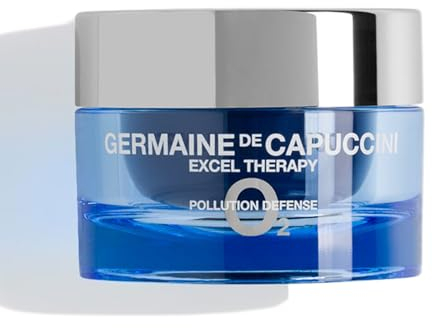 Germaine de Capuccini - Excel Therapy O2 I Crema Pollution Defense - Crema Nutritiva Antiedad, Anti Polución - Protege de Contaminación Atmosférica y Digital, Crema Hidratante Facial Mujer y Hombre