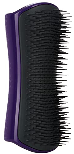 Tangle Teezer Grande Pet Teezer - Spazzola per Cani Animali Domestici Taglia Grande - Spazzola per toelettatura a secco o durante il bagno - Rimuove il pelo in eccesso dei cani - Viola e Grigio
