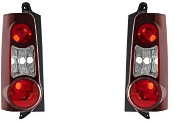 Diederichs Partner Heckleuchten Rückleuchten Rücklicht Set links & rechts für Citroën Berlingo (B9) & Peugeot Partner (B9) Baujahr: 03/2012->> Grau, Rauch, Kunststoff, E-Typ-geprüft
