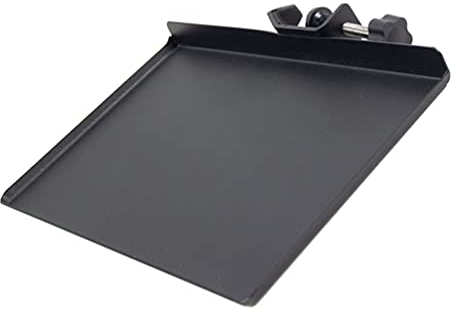 Milisten Sound Card Tray Universal Microphone Stand Clamp On Utility Shelf Live Broadcast Mic Rack Phone Clip Holder for Laptop Camera Music Sheet Instrument