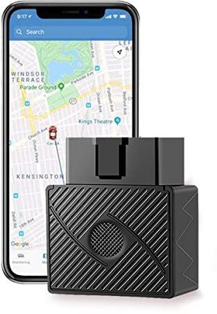 TOTMOX GPS Tracker pour véhicules 4G LTE OBD-II en temps réel, pas de frais mensuels, historique des trajets, alertes de conduite, GeoFence, économie de carburant, dispositif de suivi GPS OBD2