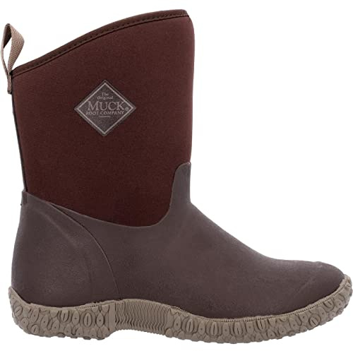 MUCK Women's Muckster II Faux Fur Mid Boot, Brown, Size 10(M)