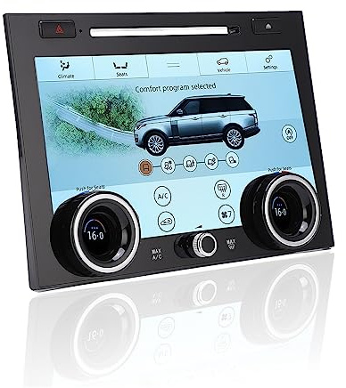 Panneau AC pour L405 2013 à 2017, Carte de Climatisation de Voiture 10 Pouces, écran Tactile LCD 1080p AC, Version Mise à Niveau avec Guide D'installation