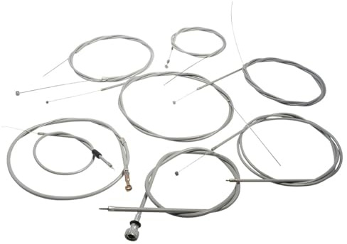 2EXTREME Seilzugkit mit Tachowelle komplett PTFE kompatibel mit Vespa PX 125 150 200, P80 Set
