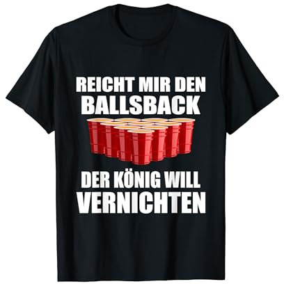 Beerpong Herren Bier Pong Bierpong T-Shirt