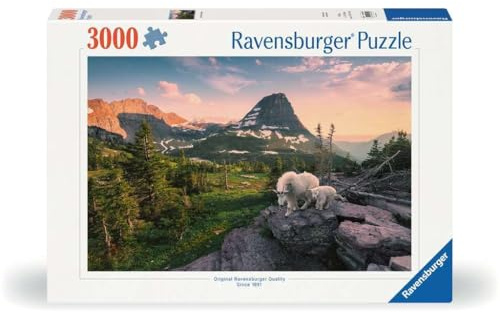 Ravensburger Puzzle Almbock mit Baby - 3000 Teile Puzzle für Erwachsene | 3000 Teile Puzzle, Erwachsenenpuzzle, Geschenk für Frauen und Männer