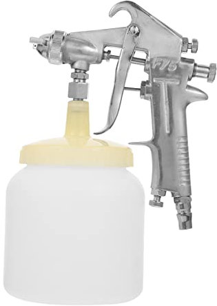 BESTonZON 1Stk Sprühpistole Farbspritzwerkzeug für zu Hause Lackierspray Farbspritzgerät für zu Hause Sprühgerät für Ölfarbe Haushalt malen Plastiktopf Spritzpistole f75 Wiederverwendbar