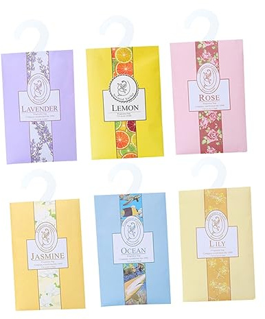 6 Sacchetti Profumati Per Cassetti Armadi Guardaroba 5 Gusti Casuali Rosa Gelsomino Giglio Oceano Sacchetti Profumati Da Appendere Per