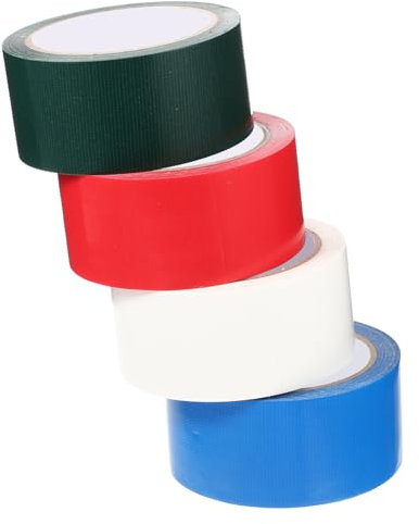 SKISUNO 4rotoli Nastro Adesivo Per Riparazioni Domestiche Da Resistente e Versatile Per Uso Esterno Facile Da Applicare e Pulire