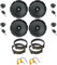 Kit de 8 altavoces FOCAL ASE 165 para Alfa 147/159 de 165 mm con 2 soportes delanteros, 2 traseros y 4 conectores