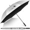 ZOMAKE 62 Inch UV Golf Umbrella Windproof Strong,Large Sun Umbrellas UPF 50 for 2-4 People for Men Women(Silver Black)