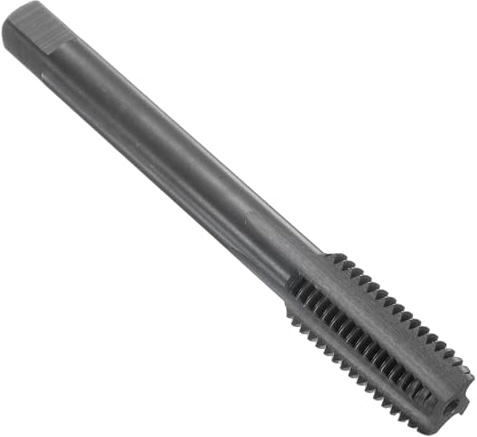 sourcing map Straight Flute Screw Taps M11 x 1.5 H2 Thread HSS6542 Black Nitride Coated Machine Threading Milling Tap Tapping Tools