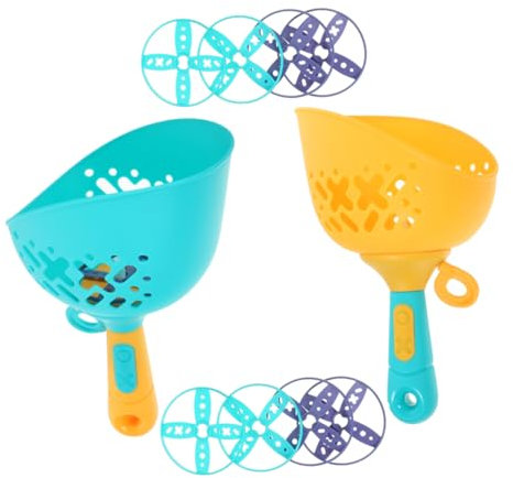 DRESSOOS 2ensemble Disques Volants Jouets Extérieur Lanceurs De Disques Volants pour Garçon Fille Jouets Interactifs De Sport