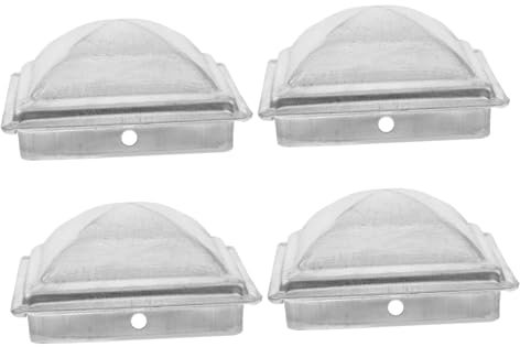 Vaguelly 4piezas Tapas De De Vinilo Cubiertas De Postes Protector De Para Buzón Resistentes