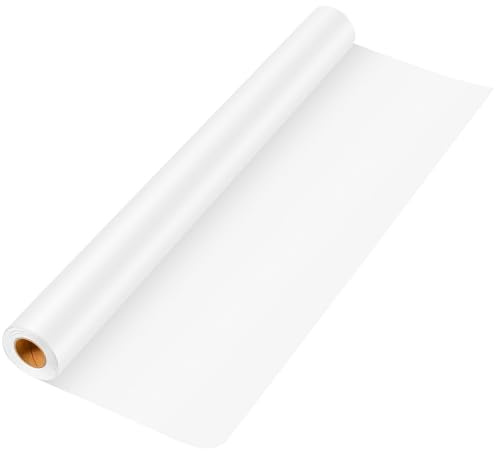 Rotolo di carta da ricalco, 91,4 cm x 27,6 m, grande, colore bianco, per disegnare, cucire, schizzi