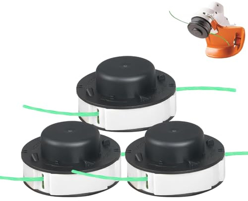 Moupaa Ersatz-Saitenkopf-Spule für Stihl Fsa 56, Weed Eater String für Stihl Autocut 2-2 Fsa 56 Rasentrimmer-Werkzeug, 3 Stück
